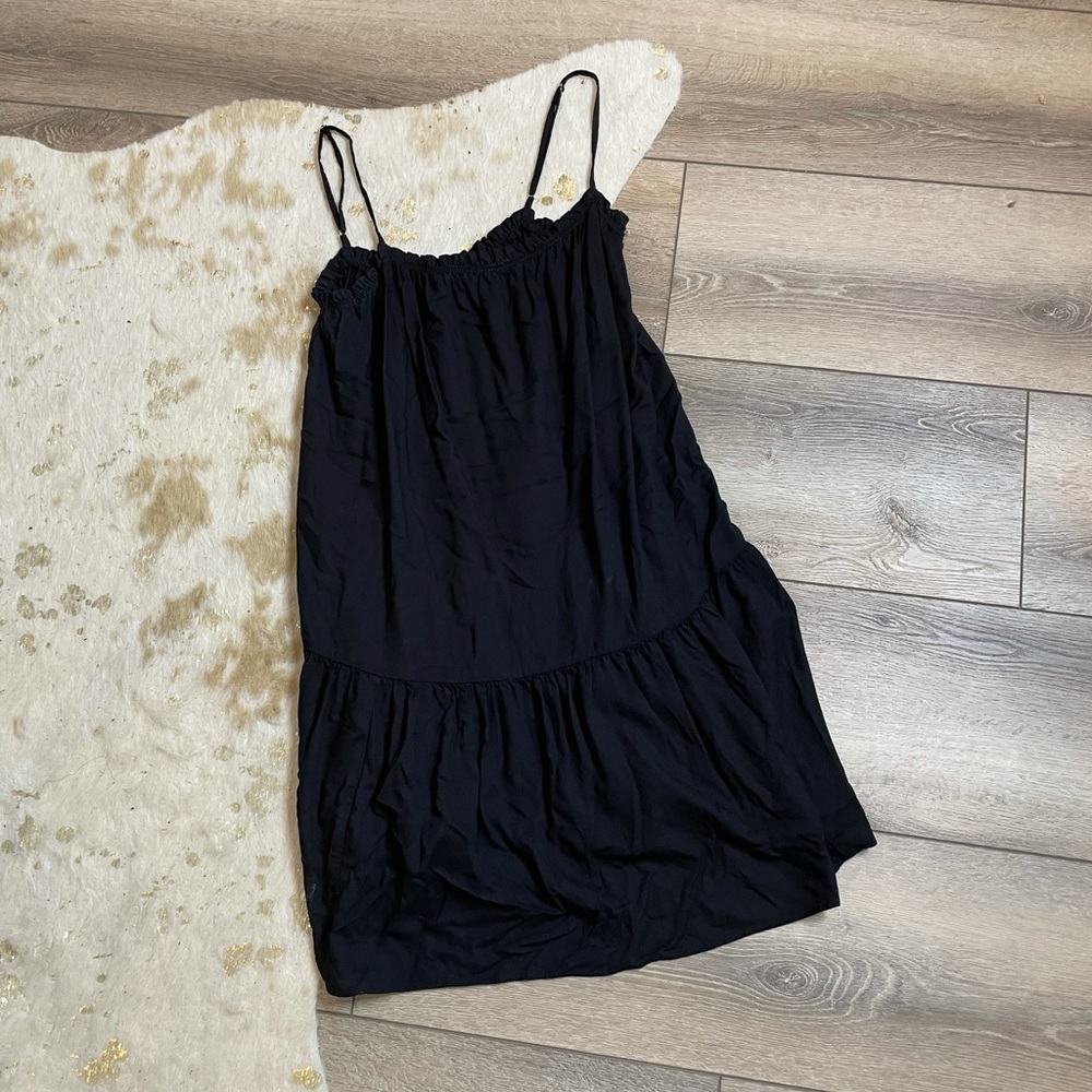 H&m tiered little black dress